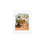 plant lady is the new cat lady Art Print Gallery Image 1
