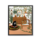 plant lady is the new cat lady Framed Canvas Print Gallery Image 6
