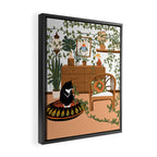 plant lady is the new cat lady Framed Canvas Print Gallery Image 2