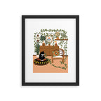 plant lady is the new cat lady Framed Art Print Gallery Image 5