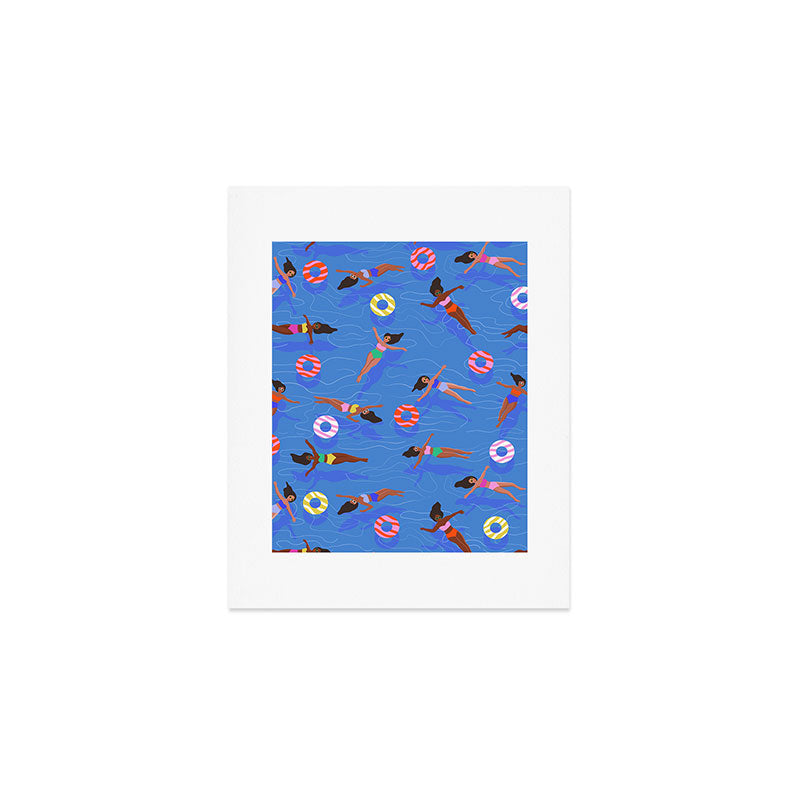 Pool Art Print Gallery Image 1
