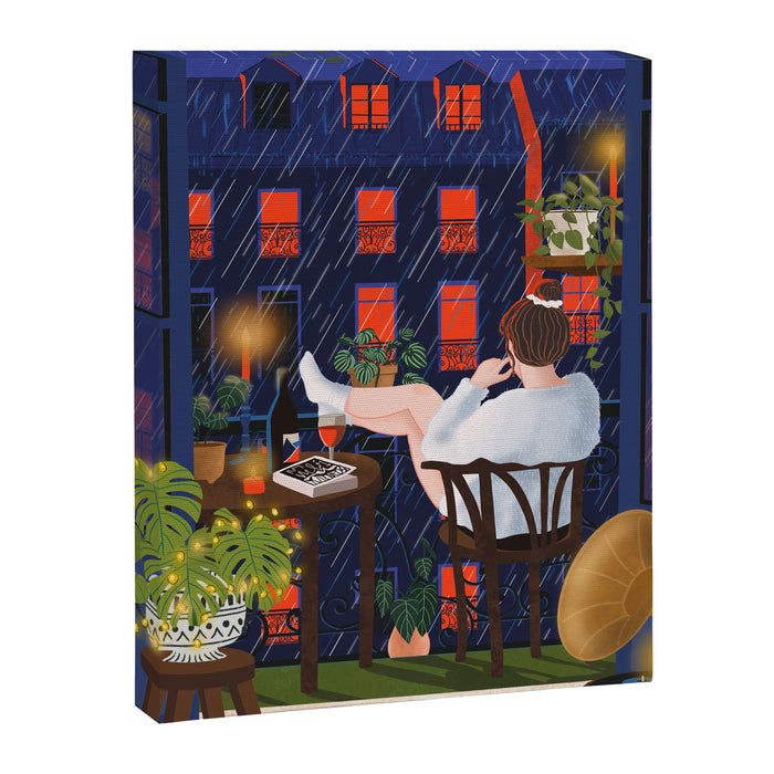 Rainy night Canvas Print Gallery Image 1
