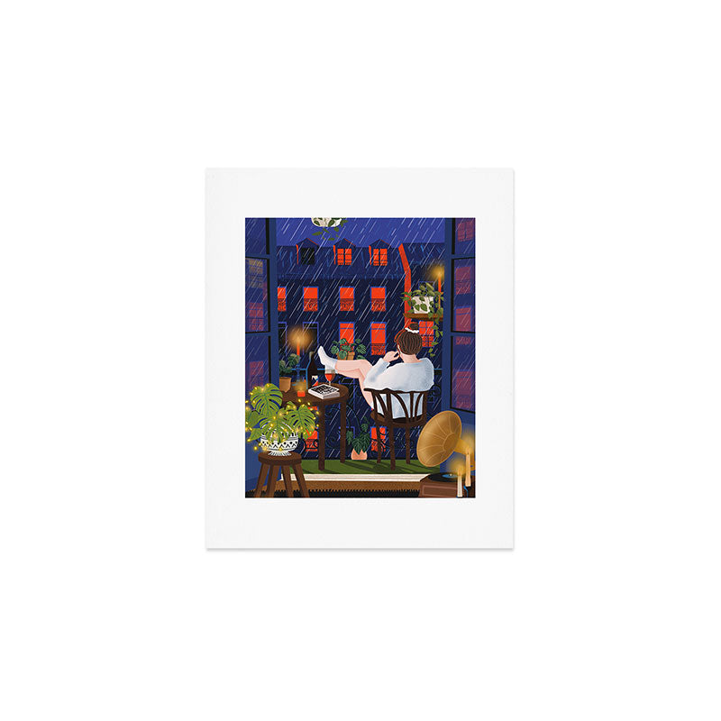 Rainy night Art Print Gallery Image 1