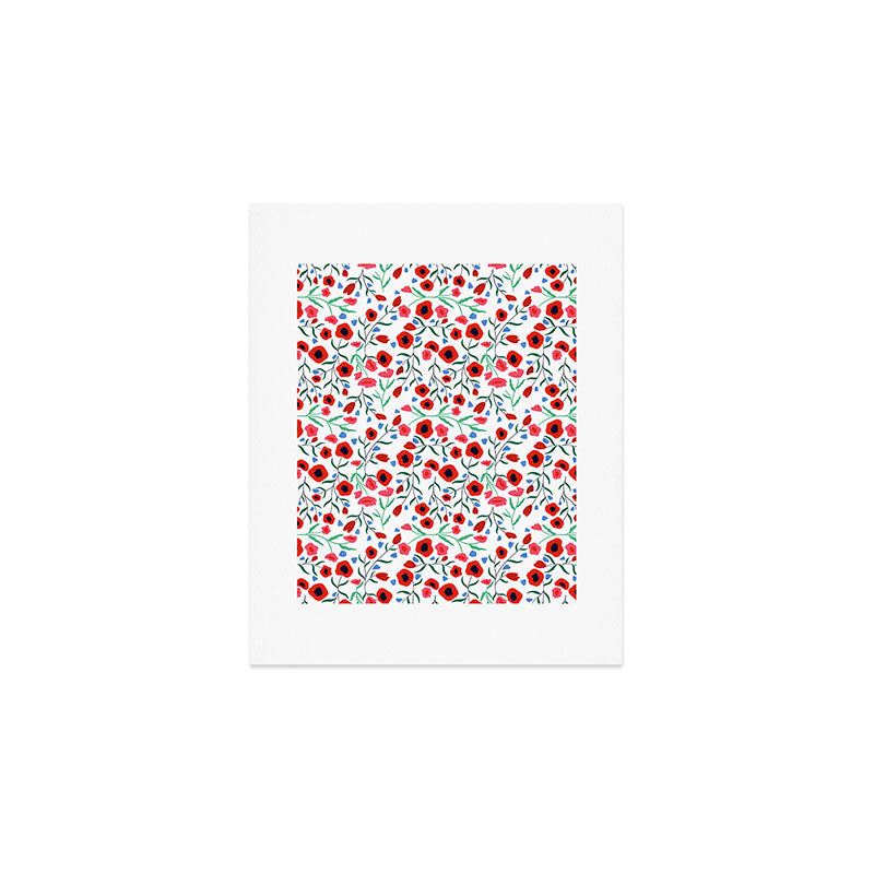 Red Poppy Art Print Gallery Image 1