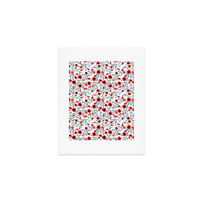 Red Poppy Art Print Gallery Image 1