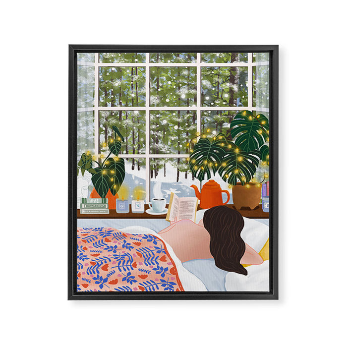 Snow White Framed Canvas Print Gallery Image 1