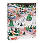 Snowy Mountain Town  A Winter Wonderland Canvas Print Gallery Image 8