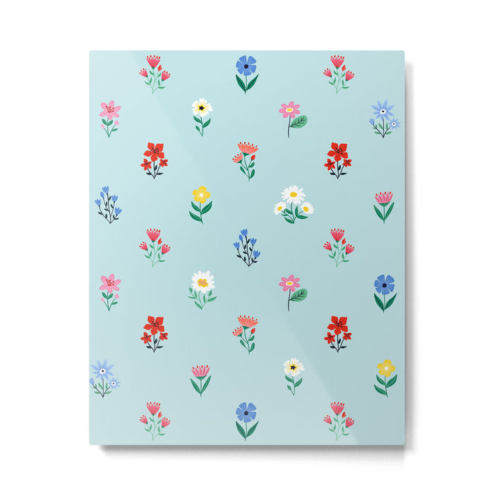 Spring Flowers Metal Print Gallery Image 1