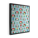 Spring Houses Framed Canvas Print Gallery Image 2