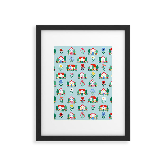 Spring Houses Framed Art Print Gallery Image 1