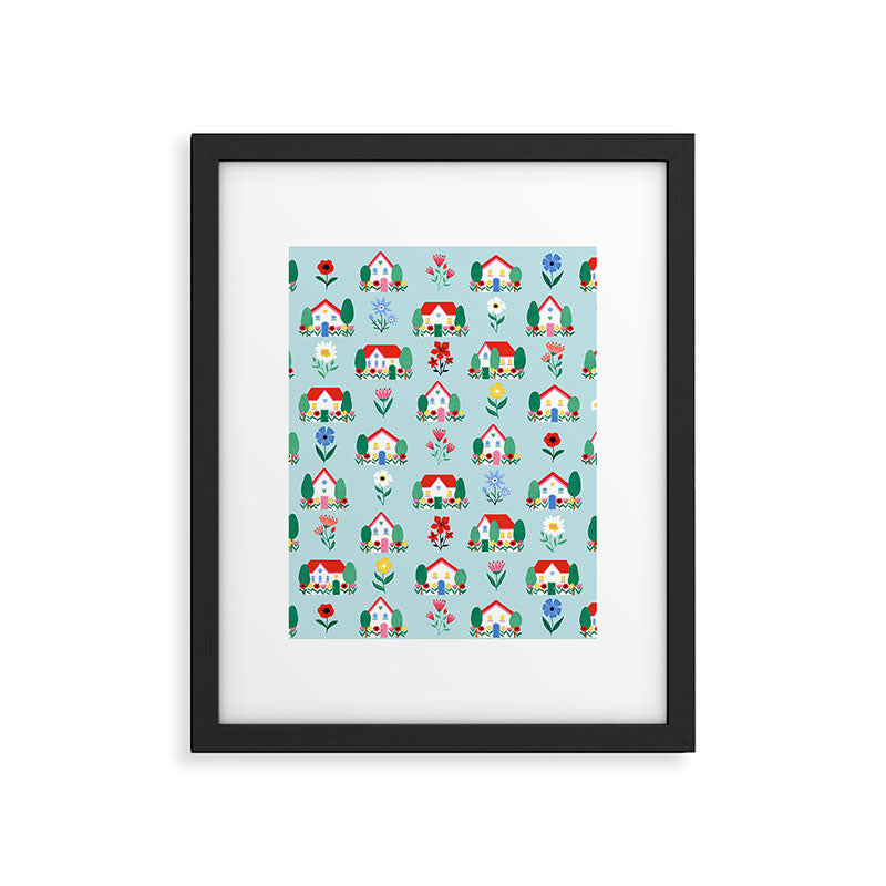 Spring Houses Framed Art Print Gallery Image 6
