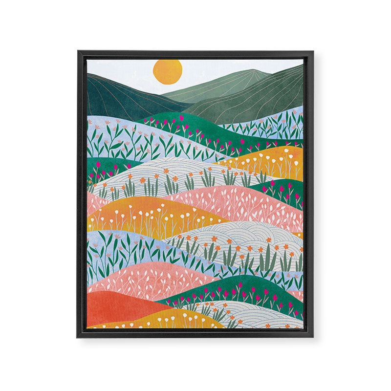 Spring Mountains Framed Canvas Print Gallery Image 6
