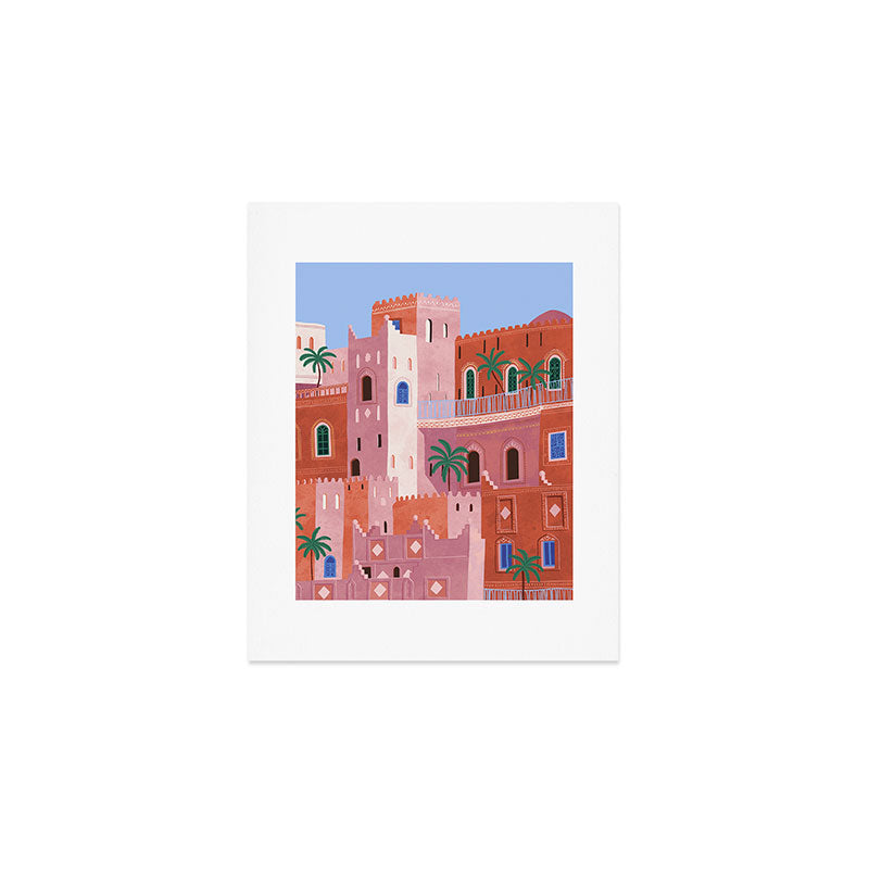 Sunset in Morocco Art Print Gallery Image 1