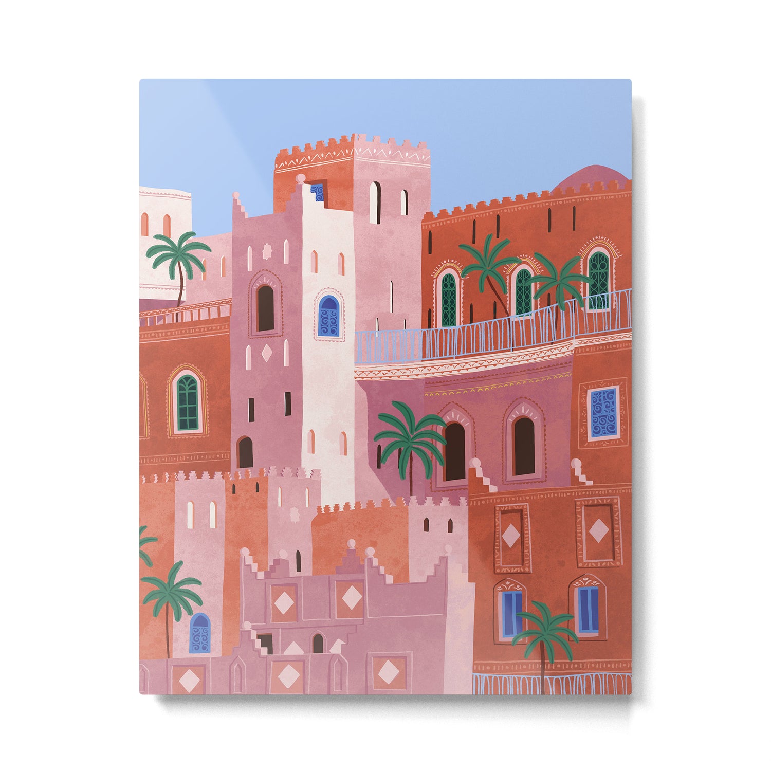 Sunset in Morocco Metal Print Gallery Image 4