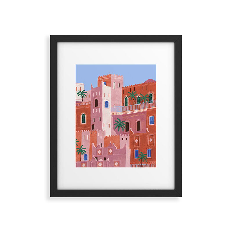 Sunset in Morocco Framed Art Print Gallery Image 5
