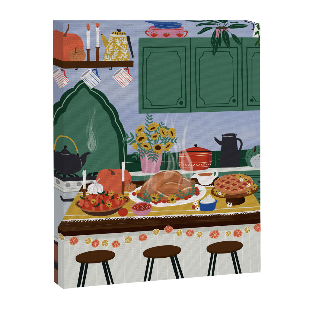 Thanksgiving dinner Canvas Print Gallery Image 6