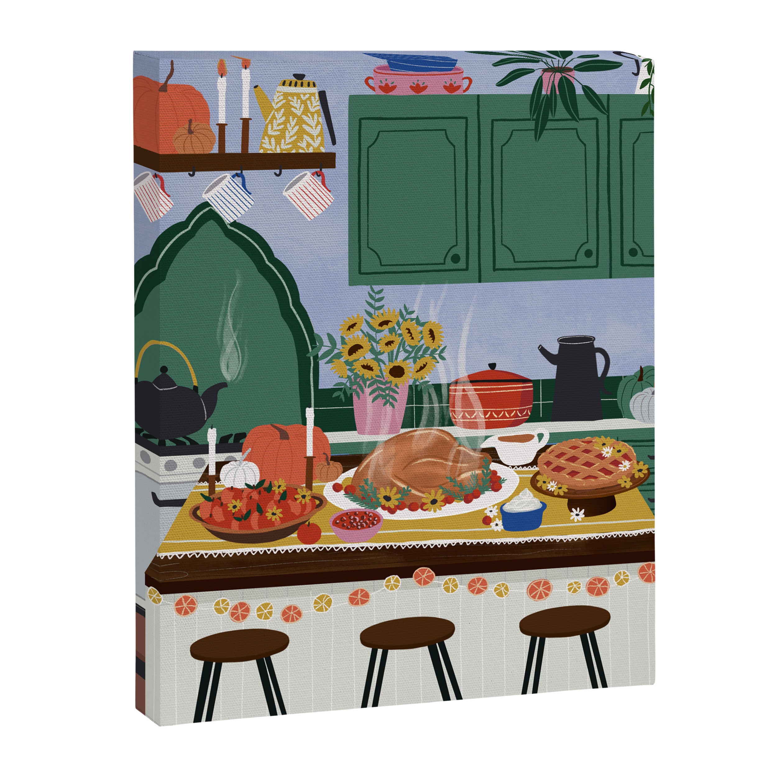 Thanksgiving dinner Canvas Print Gallery Image 6