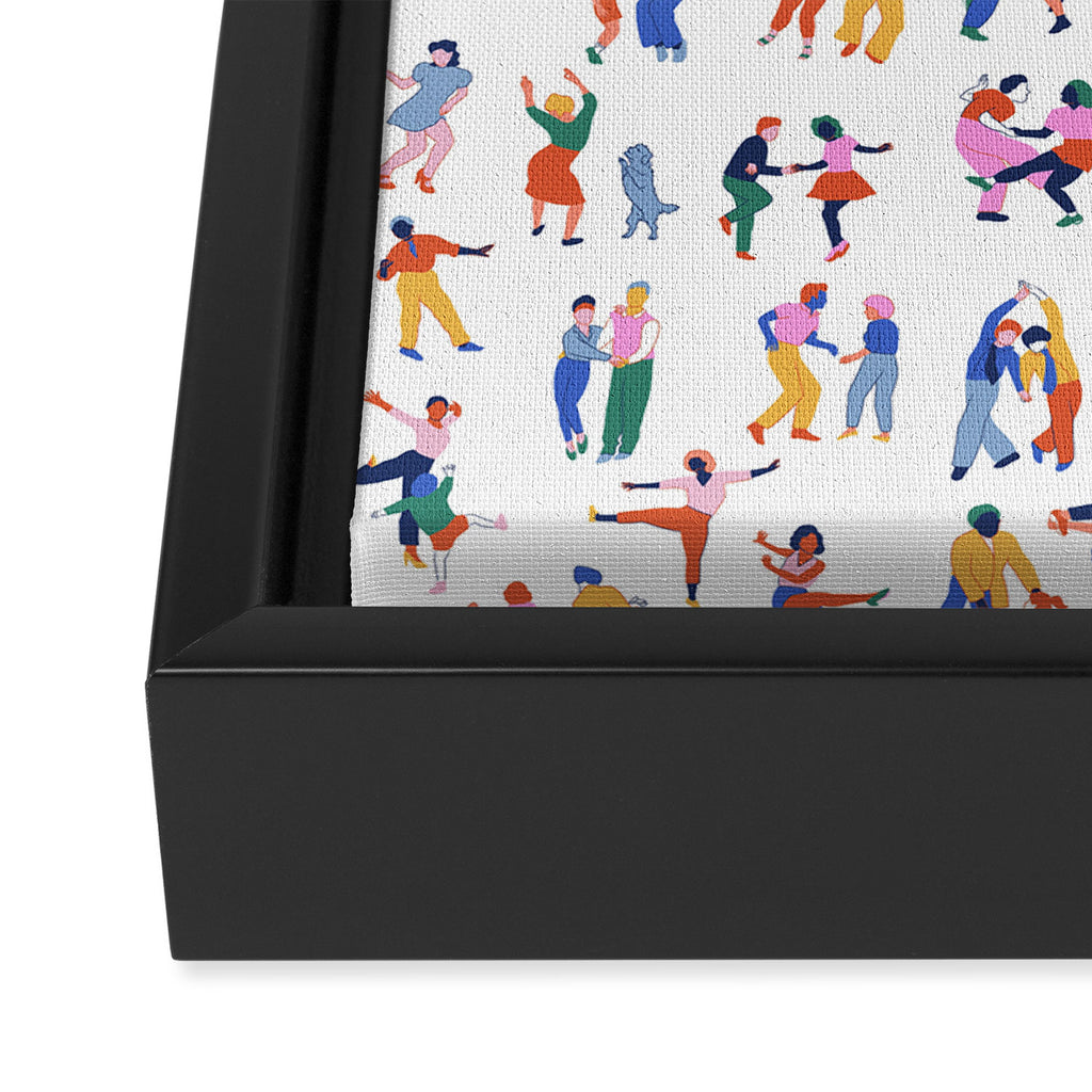 The Evolution of Dance Framed Canvas Print Gallery Image 3