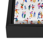 The Evolution of Dance Framed Canvas Print Gallery Image 3
