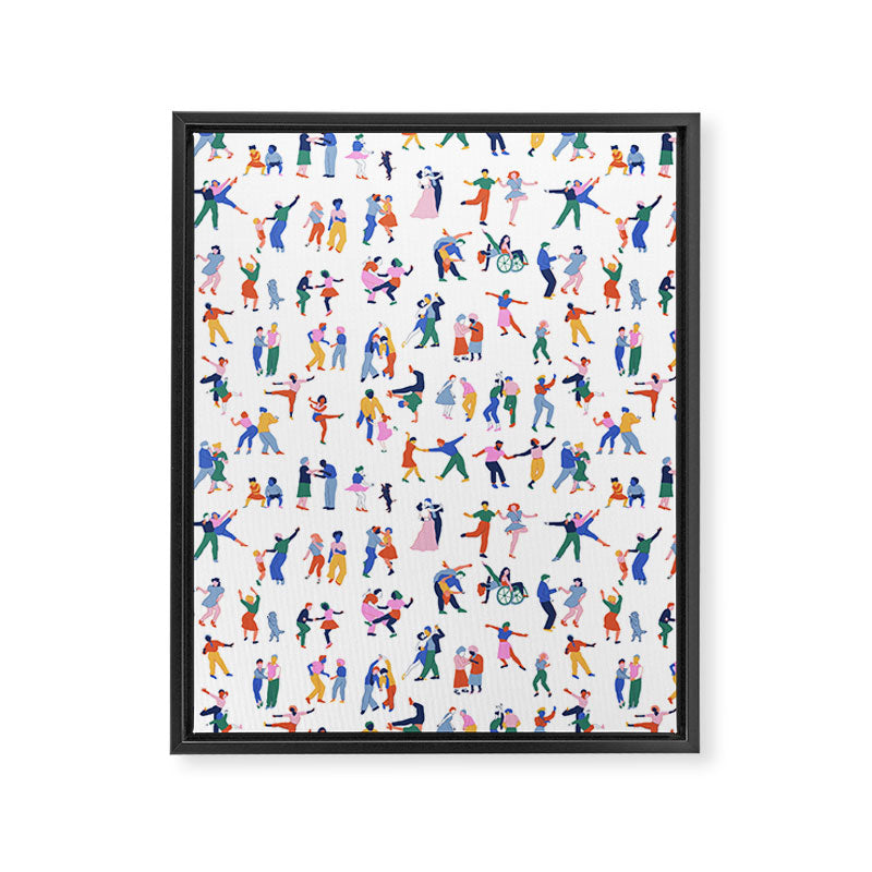 The Evolution of Dance Framed Canvas Print Gallery Image 8