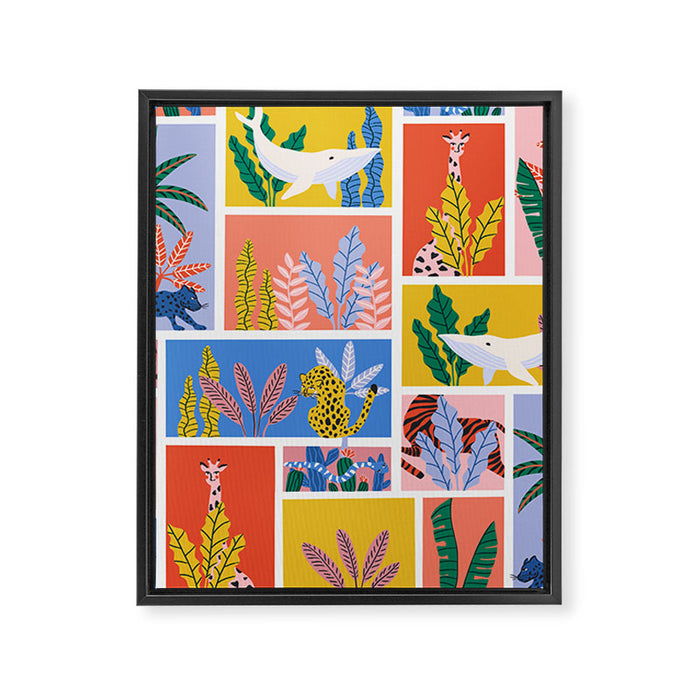 Wild and Free Framed Canvas Print Gallery Image 1