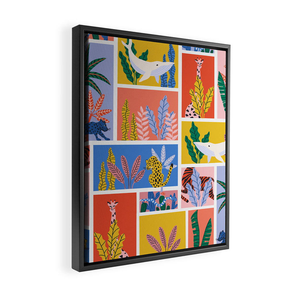 Wild and Free Framed Canvas Print Gallery Image 2