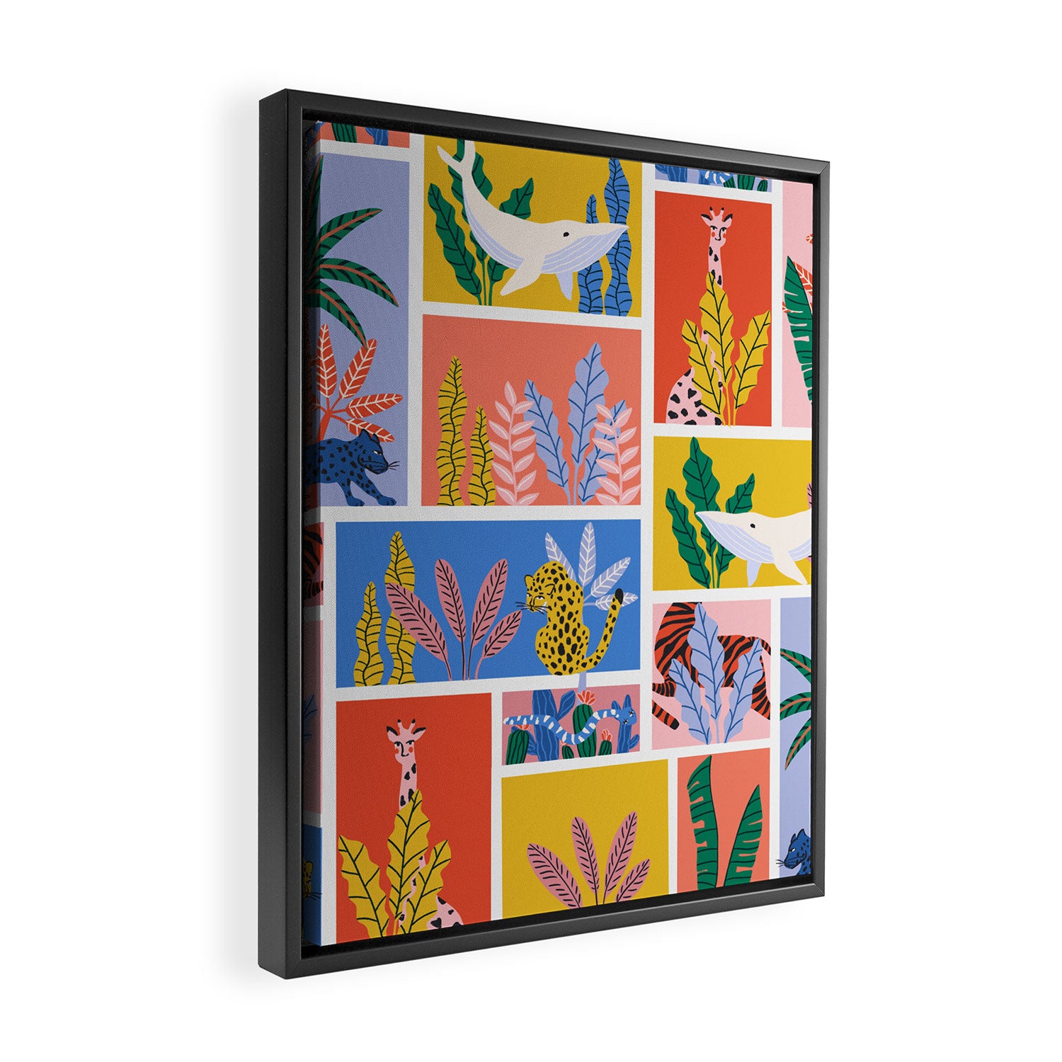 Wild and Free Framed Canvas Print Gallery Image 2