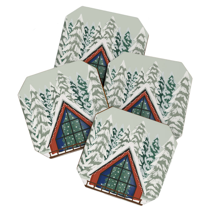 Winter Cabin Coaster Gallery Image 1