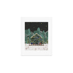Winter Garden House Art Print Gallery Image 1
