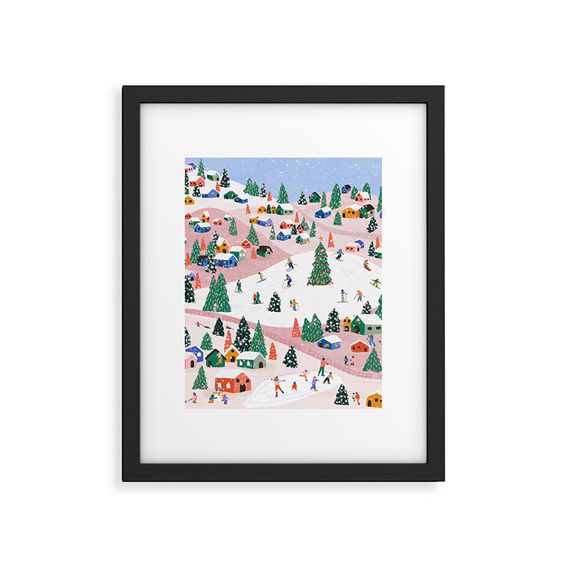 Winter Holiday Framed Art Print Gallery Image 6