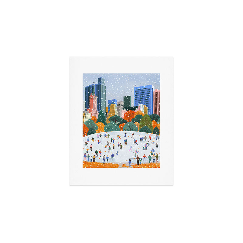 Winter in New York City Art Print Gallery Image 1