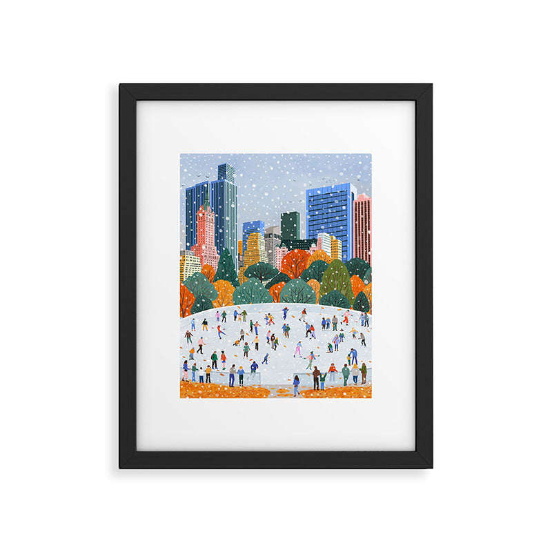 Winter in New York City Framed Art Print Gallery Image 5