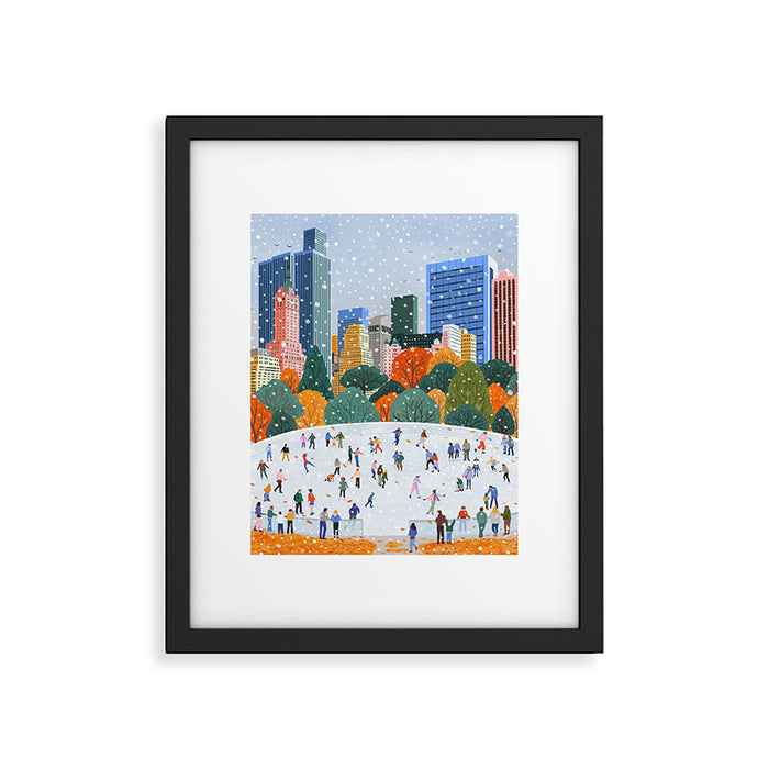 Winter in New York City Framed Art Print Gallery Image 1