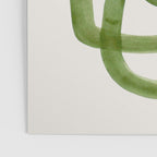 EnShape by Ejaaz Haniff 'Algae Bloom' Green Mid Century Modern Minimal Minimalist Watercolor Abstract Funky Fun Style Poster Gallery Image 3
