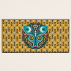 Luna Moth - Gold Desk Mat Gallery Image 3