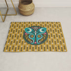 Luna Moth - Gold Rug Gallery Image 1