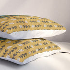 Luna Moth - Gold Pillow Sham Gallery Image 3