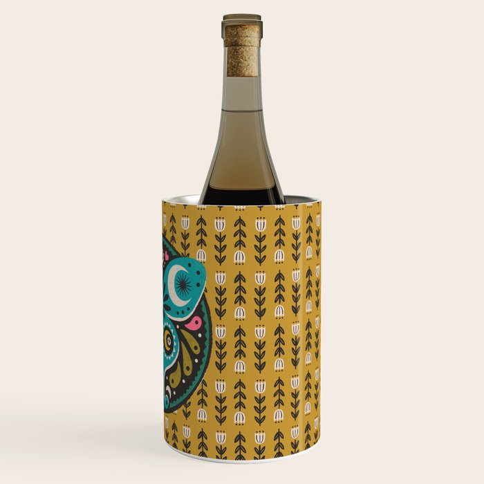 Luna Moth - Gold Wine Chiller Gallery Image 3