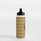 Luna Moth - Gold Water Bottle Gallery Image 3