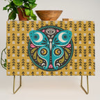 Luna Moth - Gold Credenza Gallery Image 1