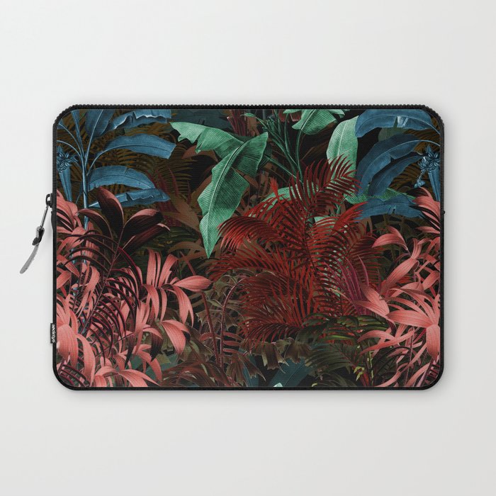 Tropical Night Garden Multicolor Laptop Sleeve Gallery Image 1