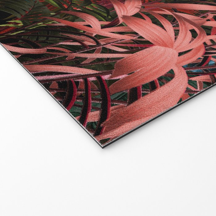 Tropical Night Garden Multicolor Welcome Mat Gallery Image 2