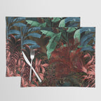 Tropical Night Garden Multicolor Placemat Gallery Image 1