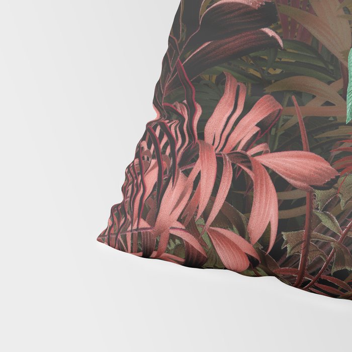 Tropical Night Garden Multicolor Pillow Sham Gallery Image 4