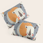 Rhinoceros, Wildlife of Africa Pillow Sham Gallery Image 3