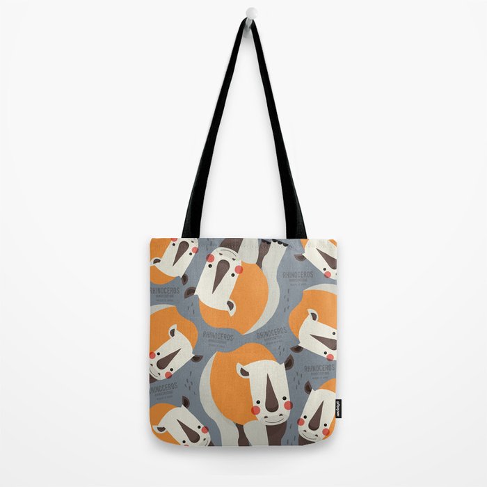 Rhinoceros, Wildlife of Africa Tote Bag Gallery Image 2