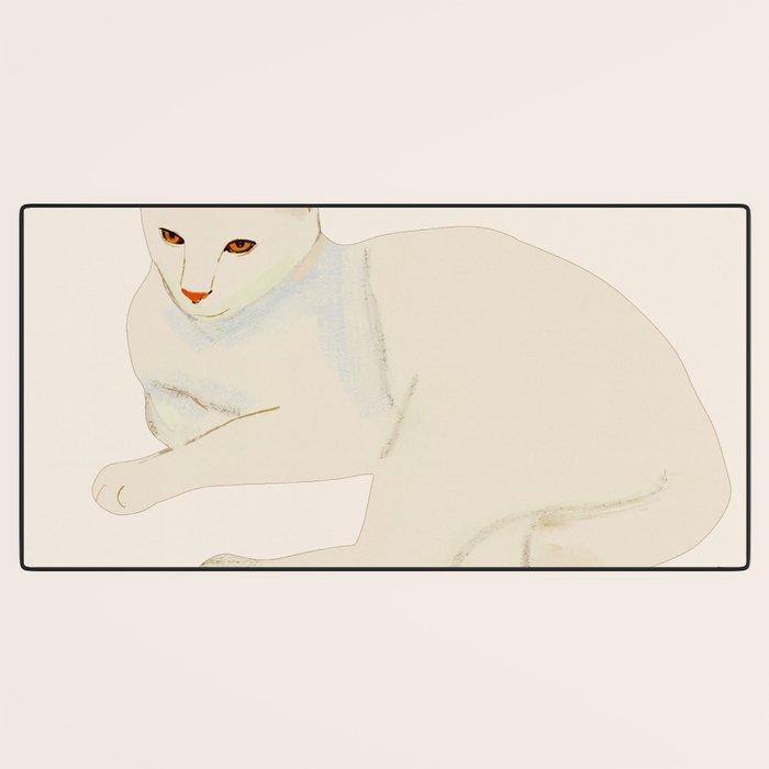 Minimal Abstract Art Cat 7 Desk Mat Gallery Image 3