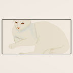 Minimal Abstract Art Cat 7 Desk Mat Gallery Image 3