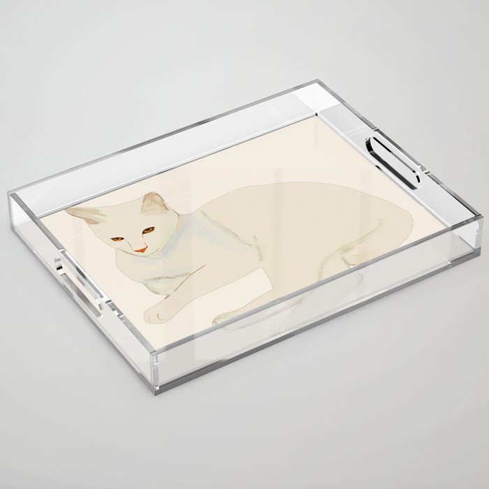 Minimal Abstract Art Cat 7 Acrylic Tray Gallery Image 1