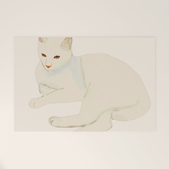 Minimal Abstract Art Cat 7 Welcome Mat Gallery Image 1